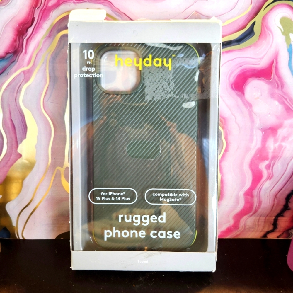 Heyday Iphone 14 Plus & 15 Plus Rugged Phone Case - Green